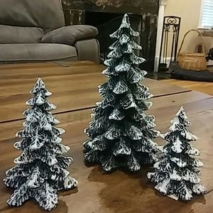 Dept.56 Village Evergreen Trees (3)